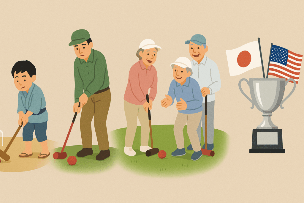 ゲートボールと世界