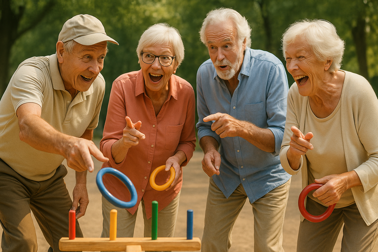 競技で競うシニア