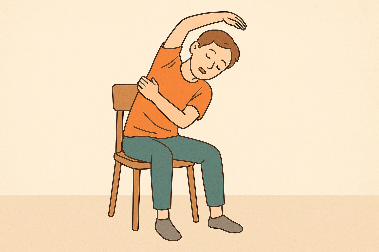 椅子でできるストレッチ