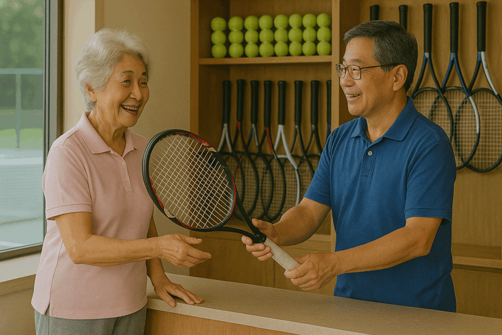 テニス用品のレンタル