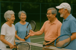 ラリーでつながる、笑顔もつながる。仲間と楽しむテニスの魅力