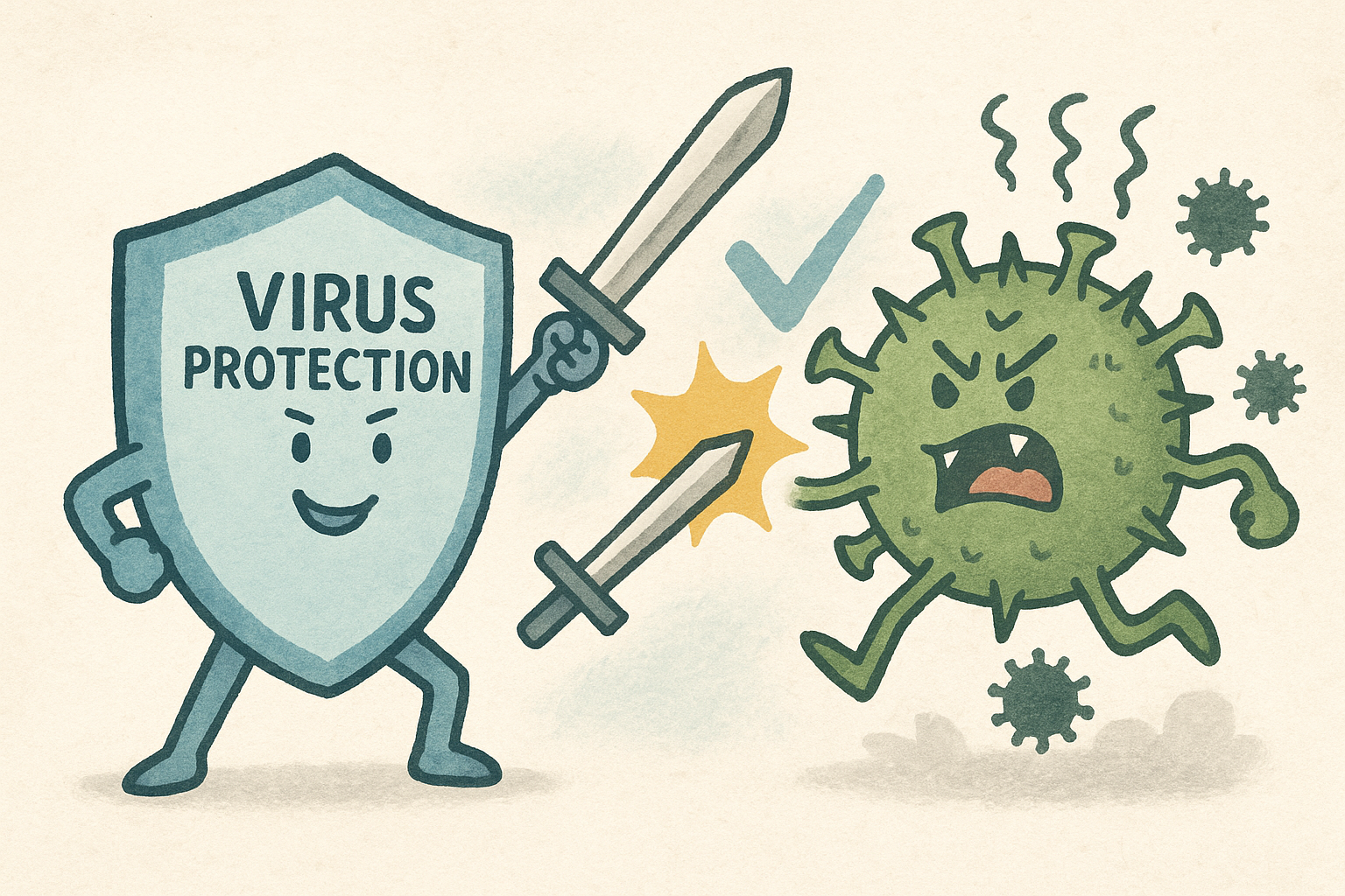Virus protection software