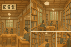 静かな時間、やさしい知識。図書館で心のおでかけを