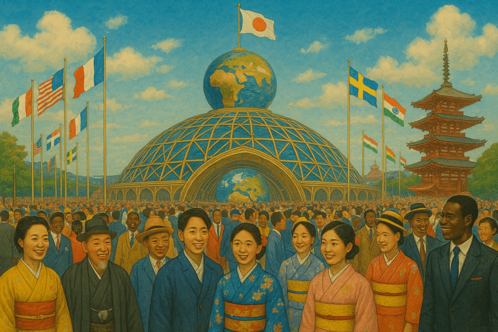 世界博覧会の賑やかな集い