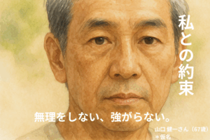 ≪わたしとの約束≫無理をしない、強がらない。